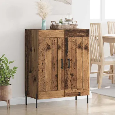 Productafbeelding van vidaXL Dressoir, gerecycled hout, 69,5 x 34 x 90 cm, samengesteld uit hout en metaal