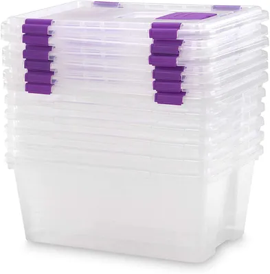 Imagen del producto de Cajas de Almacenaje 20 L Pack 6 COM-FORT HOUSE