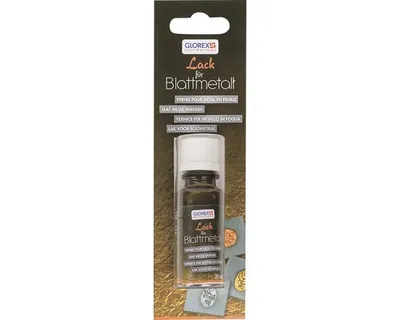 Produktbild von Glorex Lack für Blattmetall seidenmatt 20 ml
