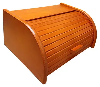 Productafbeelding van Brotdoos van hout met rolluik - Ideaal voor brood en sandwiches
