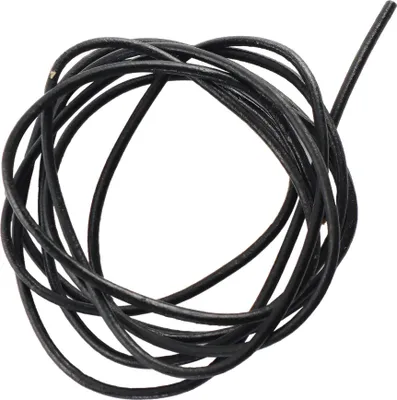 Produktbild von Lederarmband - Lederschnur - Lederband - rund - 2 mm - schwarz