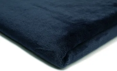 Obrázek produktu pro Minkee Plyšová hladká oboustranná Umělá kožešina Navy Blue 50 x 160 cm