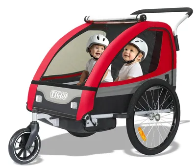 Productafbeelding van Kinderfietskar 2-in-1 - Joggerkit - Maximaal 40 kg