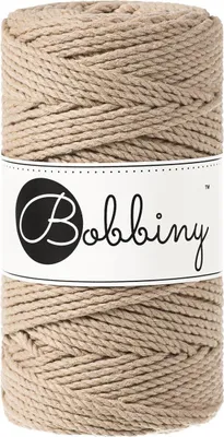 Obrázok produktu pre Bobbiny 3PLY Macramé Rope 3 mm 100 m Sand Špagát
