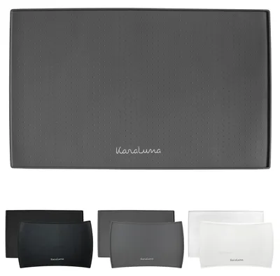 Productafbeelding van Voermat - Siliconen - Antislip - 60 x 40 cm - Voermat kat en hond