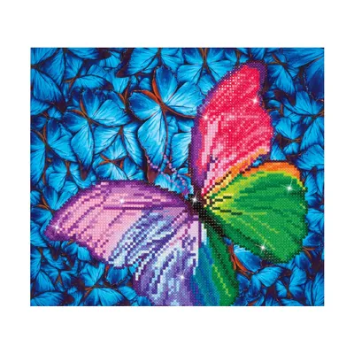 Obrázek produktu pro Diamond Dotz Flutter By Pink, Chlapec/děvče, Dospělý, Flutter By Pink, Vícebarevný, 4338 kusů, 305 mm