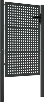 Produktbild von vidaXL Gartentor Anthrazit 100x150 cm Stahl