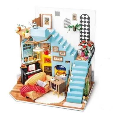 Immagine prodotto di Puzzle 3D Minihouse Soggiorno Penisola di Joy, RoLife, 214 pezzi, DG141