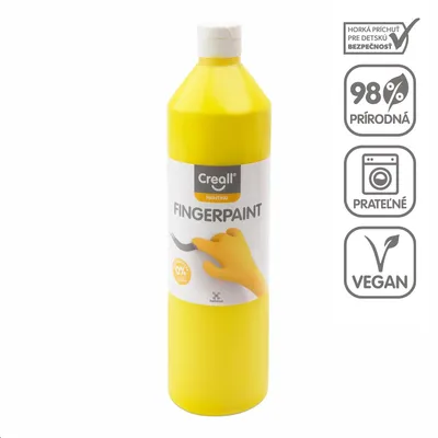 Obrázek produktu pro Prstová barva Creall - 750 ml - žlutá
