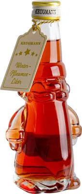 Immagine prodotto di Liquore di prugne Krugmann dolcemente fruttato con disegno di Babbo Natale 200ml