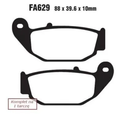 Productafbeelding van KLOCKI HAMULCOWE MOTO HONDA CBR 125 RWB (modeljaren 2011-2014)