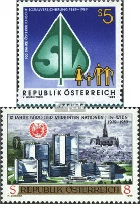 Produktbild von Briefmarken Österreich 1989 Mi 1965,1966 (kompl.Ausg.) gestempelt Sondermarken