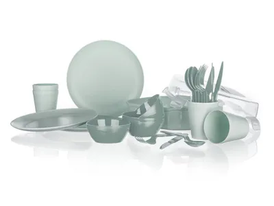 Immagine prodotto di BANQUET Set da campeggio TRAVEL, 26 pezzi, menta