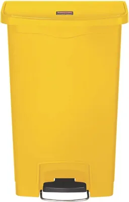 Produktbild von Rubbermaid Tret Abfalleimer Slim Jim 50 Liter gelb