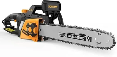 Produktbild von Elektrische Kettensäge - Motorsäge 2400 W - 40 cm Schwert - Werkzeuglose Kettenspannung - Automatische Schmierung - 15 m/s Kettengeschwindigkeit - Schwarz