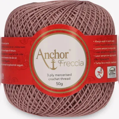 Produktbild von Anchor Freccia 6 – Baumwollgarn zum Häkeln (Farbe 00653)