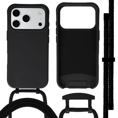 Immagine prodotto di Custodia posteriore imoshion Color con cordino rimovibile e MagSafe per Apple iPhone 17 Pro Max - Nero