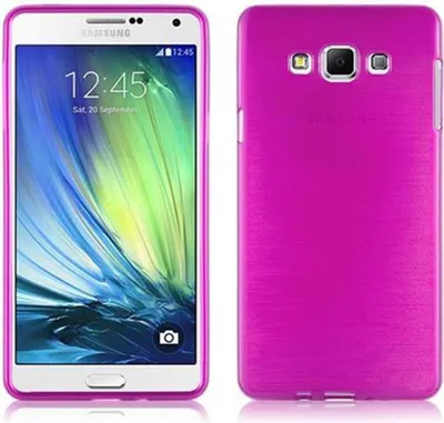 Produktbild von Cadorabo Hülle für Samsung Galaxy A7 2015 Schutz Hülle in Rosa Schutzhülle TPU Silikon Etui Case Cover