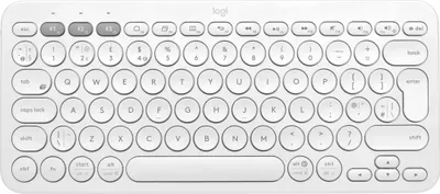 Zdjęcie produktu dla Logitech K380 Multi-Device Bluetooth Keyboard - Tastatur - kabellos - Bluetooth 3.0 - Deutsch - Off-White