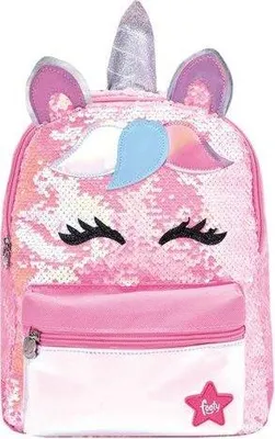 Produktbild von Footy Einhorn Pailletten rosa Rucksack