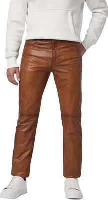 Immagine prodotto di Herren Lederhose Lederjeans Ricano TRANT PANT - cognac / 36