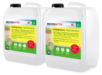Produktbild von 2 x 5 L MICROACTIV® Steinreiniger / Grünbelag-Entferner