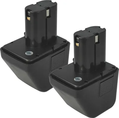Produktbild von vhbw 2x Akku kompatibel mit Gesipa Accubird, Firebird, Punchbird, Powerbird Werkzeug, Blindniet-Setzgerät (3000 mAh, NiMH, 12 V)