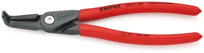 Produktbild von Knipex 48 21 J31, Sicherungsringzange, Chrom-Vanadium-Stahl, Kunststoff, Rot, 210 mm, 265 g