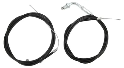 Imagen del producto de Kit de cable de embrague y acelerador, de PVC y acero de alta resistencia, para bicicletas motorizadas de 49cc, 66cc y 80cc