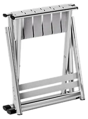 Image de Tabouret de camping pliable et portable en métal