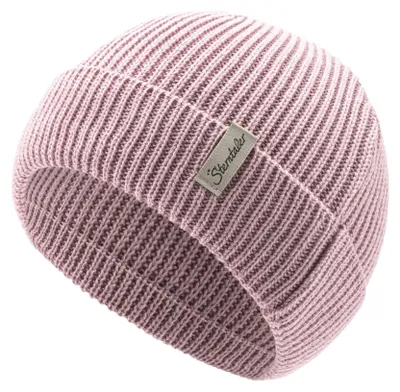 Productafbeelding van Sterntaler gebreide muts - meisjesbabymuts van katoenmix - wit