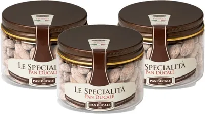 Image de Pan Ducale - Amandes pralinées - Dessert traditionnel italien (Abruzzes) - 3 x 150 g