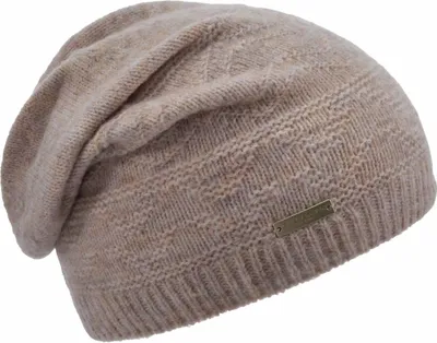 Seeberger Strick Headsock in kiesel