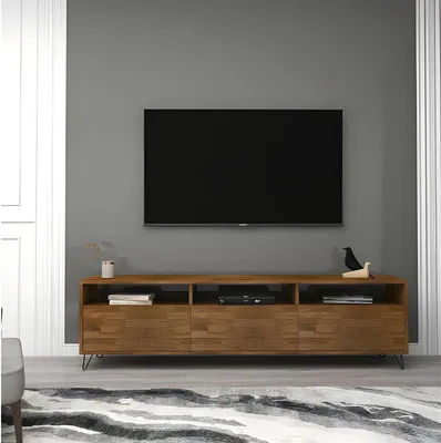 Produktbild von Robustes Sideboard Wohnzimmer 3-Schubladen Lowboard Designer TV-Ständer