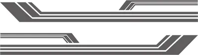 Produktbild von 2 Stück Universal-Seitenaufkleber mit langen Streifen, Karosserie, Rennsport, Fensteraufkleber für Wohnmobil, Wohnwagen, LKW