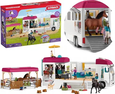 Produktbild von Schleich Horse Club - Pferdetransporter + Zubehör 5+