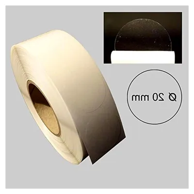 Produktbild von Transparente Verschlussetiketten auf Rolle - Ø 20 mm - 2.000 Stück