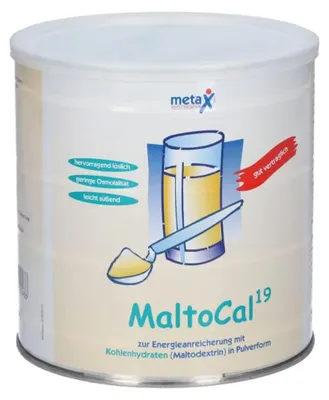 Image de MaltoCal 19 Poudre pour enrichir l'énergie en glucides, 1000 g de poudre