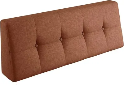 Zdjęcie produktu dla Poduszka Lermowood „Verona” do mebli z palet, 100 x 40 cm, pomarańczowa – wygodna, trwała i stylowa | Do użytku wewnątrz i na zewnątrz | Różne rozmiary i kolory |