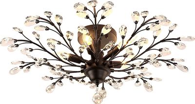 LED K9 Kristall Kronleuchter Deckenleuchte  Deckenlampe Hängeleuchte  Wohnzimmer  Pendelleuchte   Schlafzimmer Esszimmer  Lüster 30-40W