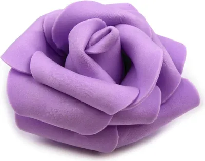 10 x Deko Rose / Rosenblüte / Rosenkopf 6cm violett