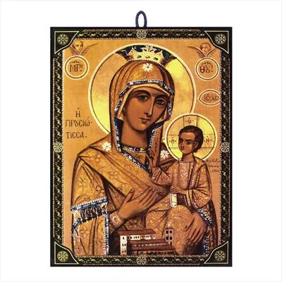 Produktbild von Ikone Maria Prousiotissa orthodox e Reproduktion aus Griechenland