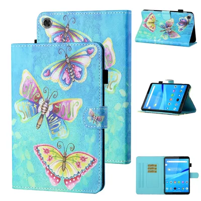 Produktbild von Für Samsung Galaxy Tab A9 Kunstleder Tablet Tasche Hülle Case Etuis Motiv