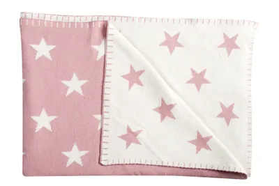 Produktbild von Schardt Baby Kuscheldecke Big Star 95x120 cm, altrosa