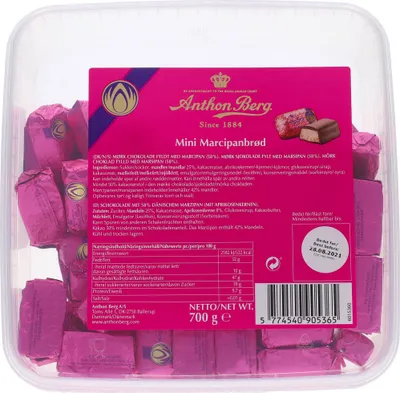 Produktbild von Anthon Berg Mini Marzipan Riegel 700 g