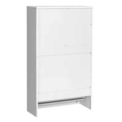 Obrázok produktu pre VASAGLE skrinka na topánky s 2 chlopňami 60 x 24 x 102 cm biela
