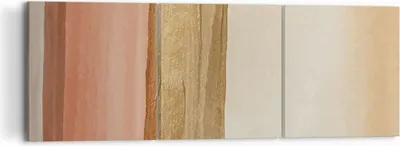 Produktbild von Bild auf Leinwand - Leinwandbild - 3 Teile - Gold Abstraktion Linien - 120x40cm - Wand Bild - Wanddeko - Wandbilder - Leinwanddruck - Bilder - Wanddekoration - Leinwand bilder - CA120x40-4739