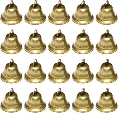Produktbild von Vintage Glöckchen 20 Stück für Hochzeitsdekorationen 38mm