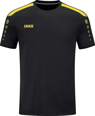 Image de JAKO Maillot unisexe Power KA, Couleur:noir/citro, Taille:XL