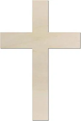 Produktbild von Holzkreuz für Ostern Dekoration - 60 cm für Wand und Tür